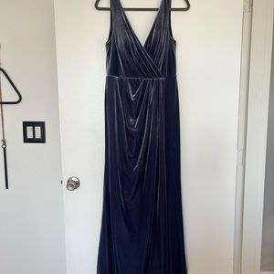 Revelry “Blair” Gown in Velvet (color: Indie)